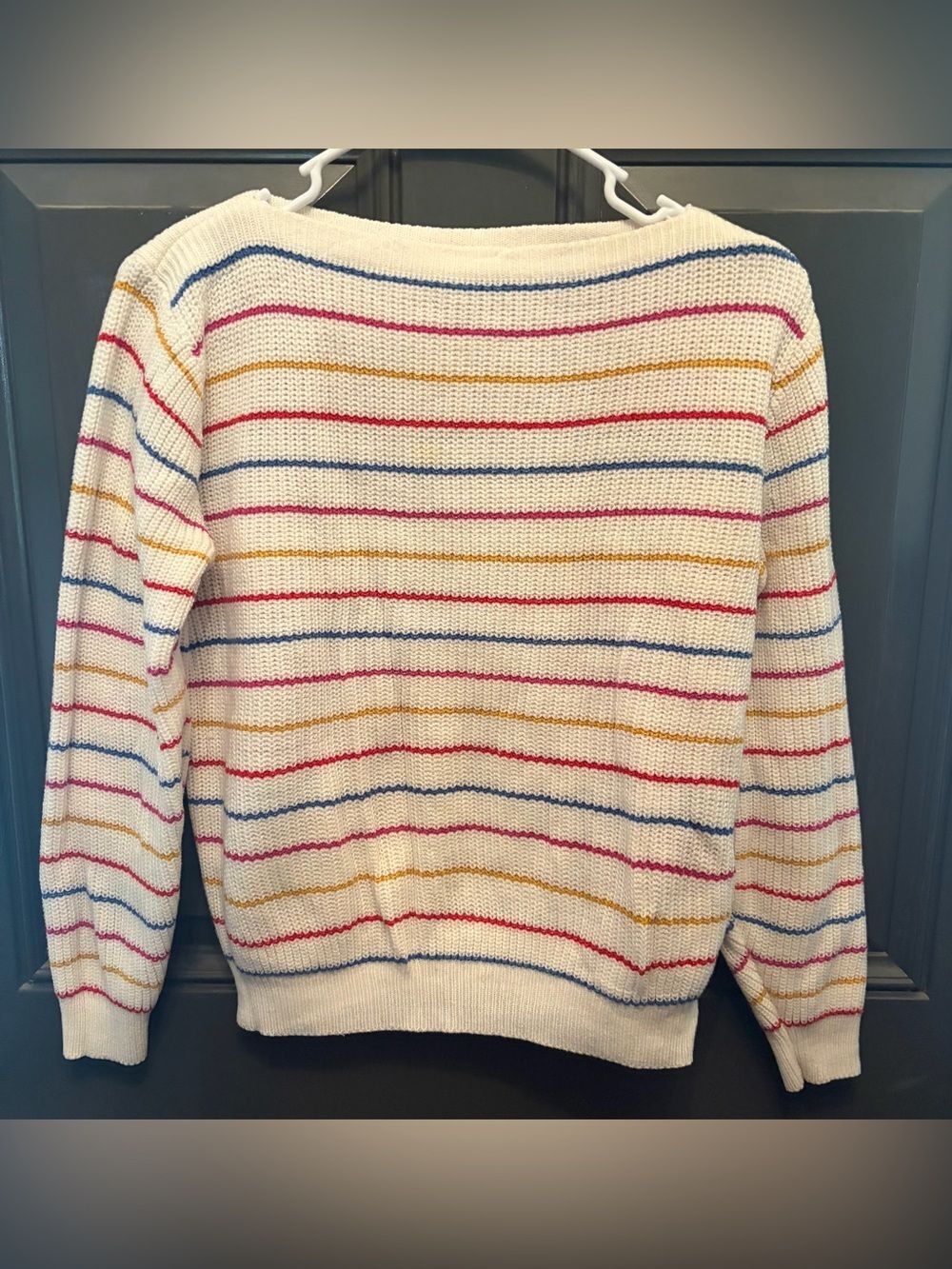 Country Craft (Vintage) - Classic Horizontal Striped Sweater - Size Large